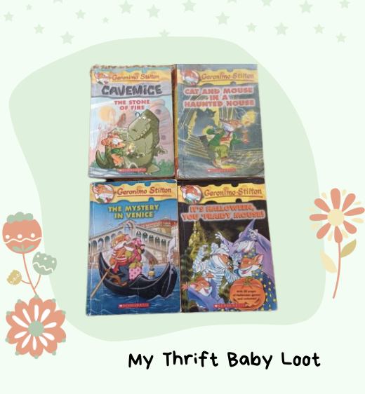 Preloved Set of Geronimo Stilton thick books